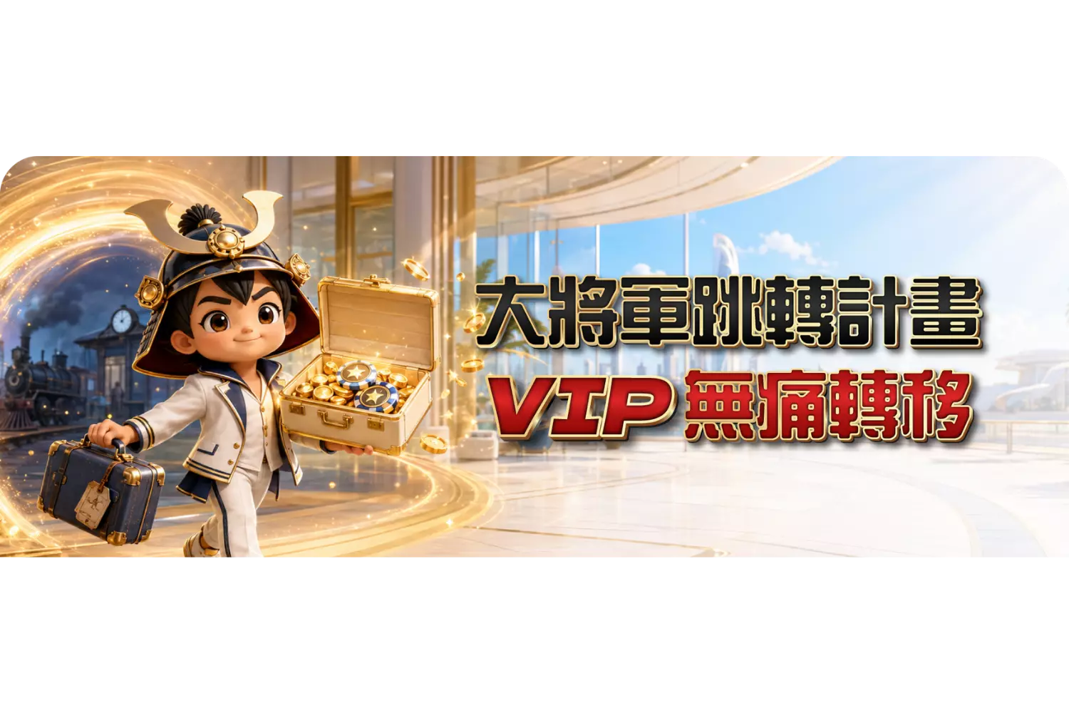 大將軍跳轉計畫，VIP無痛轉移！