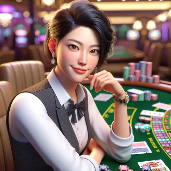 性感荷官陪你玩三公，五分鐘帶你進入刺激的遊戲世界！