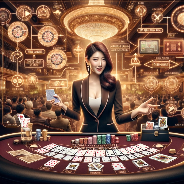 現場教學:5分鐘了解真人妞妞玩法,跟著E奶爆乳荷官一起創造財富!